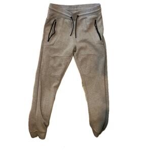 Whitetag Gray Ankle Cuffed Sweatpants Zip Pockets Mens Small